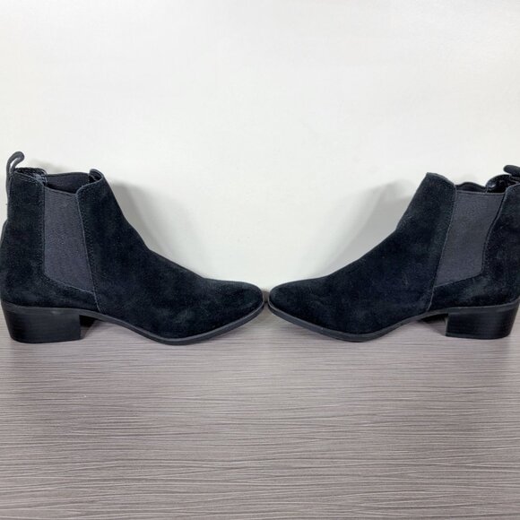 Steve Madden Dover Chelsea Boot, Black Suede, Womens Size 7 M - Picture 7 of 11